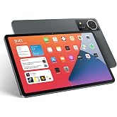 12 Inch Android 15 Tablet, 16GB + 256GB, 2K FHD Display Gaming, Gray | Helio G99 Octa-Core Processor, 1TB Expand, 21MP Camera, Widevine L1, 8000mAh, GPS, 5G WiFi, Gray Case, gaming tablets