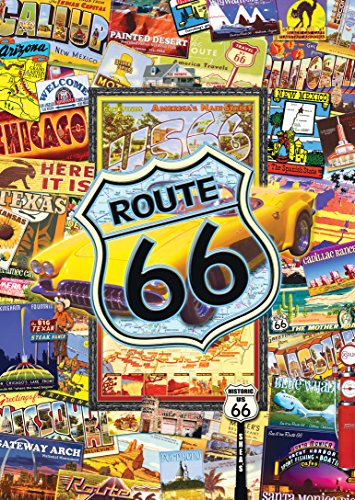 MasterPieces Route 66 World's Smallest Tin Jigsaw Puzzle, 4-Inch x 8-Inch, 1000-Piece