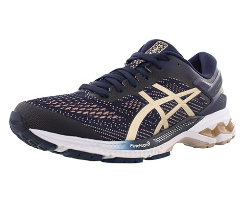asics gel kayano 26 midnight frosted almond