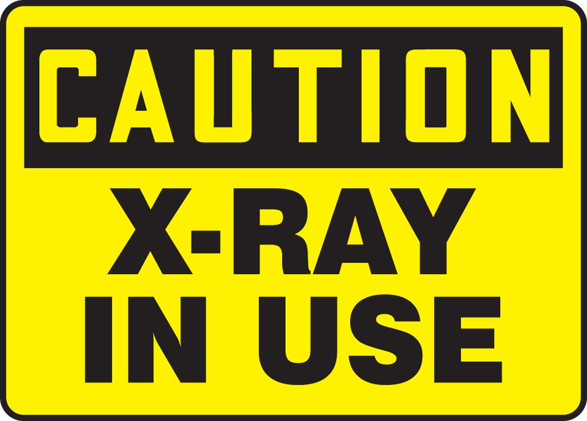 Accuform MRAD642VP Plastic Safety Sign, "Caution