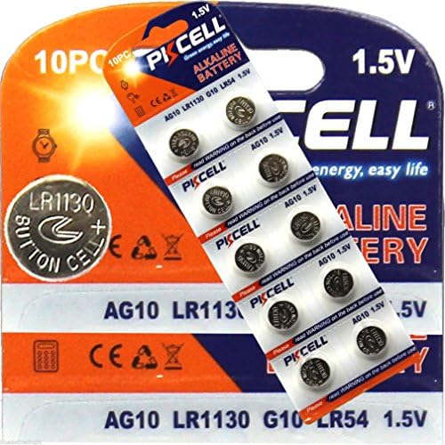 Moondon (LOT 10) PCS LR1130 AG10 389A Alkaline Watch Battery Button Cell 1.5V US Seller