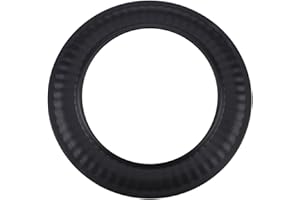 Irnyso Metal Firewood Stove Wood Stove Stove Pipe Trim Collar, Steel, Black, Matte BM0094 0366716 fits 6" 24-Gauge Single Wall Steel Construction Black Matte Finish