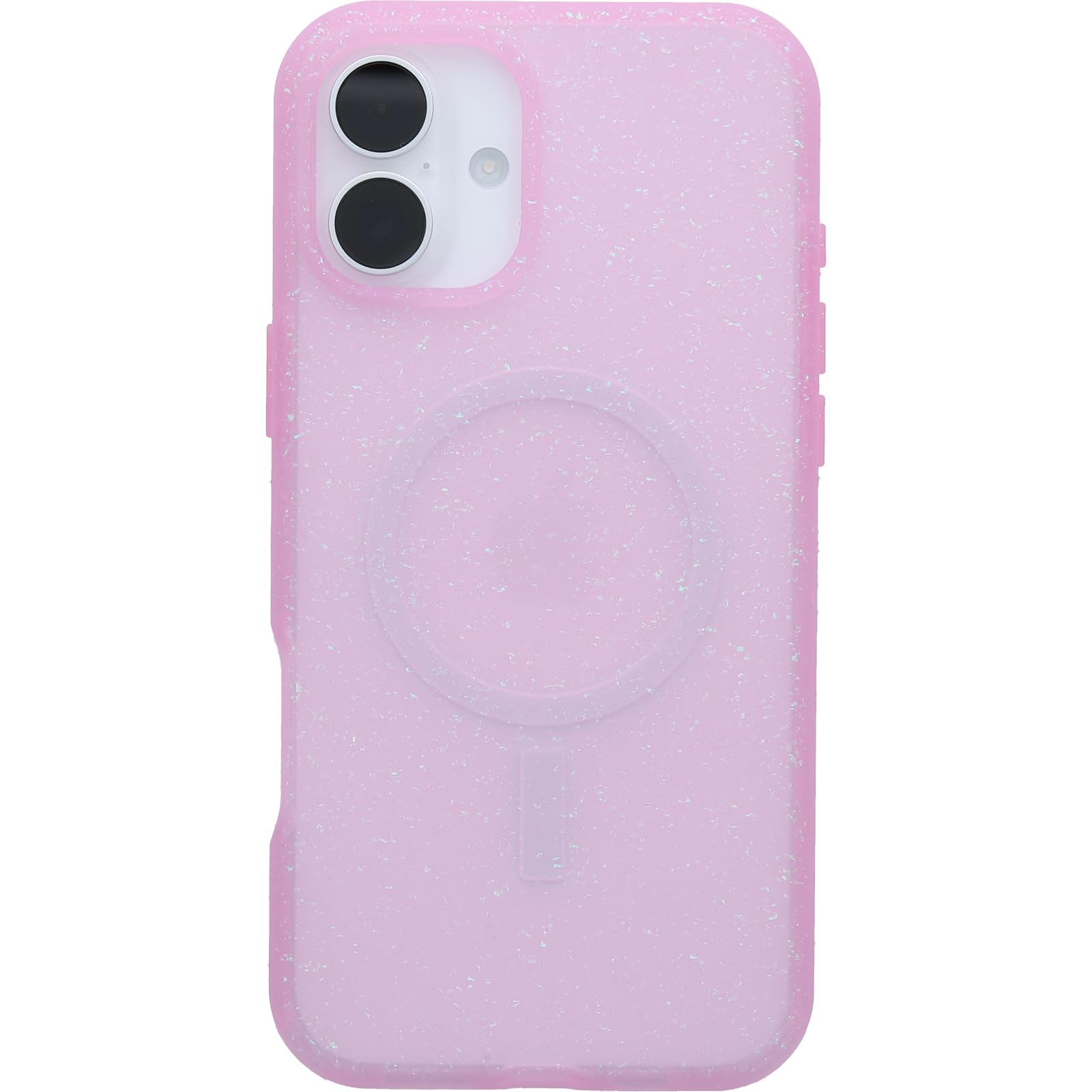OtterBox iPhone 16 Plus Symmetry Series Soft Touch for MagSafe - Crystal Blush Pink Image OtterBox iPhone 16 Plus Symmetry Series Soft Touch for MagSafe - Crystal Blush Pink Image