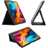 Case Compatible with Fro TCL NXTPAPER 14 14.3 inch,9491G Tablet Case, Folding Stand Protective Cover with Pencil Holder and Wrist Strap, Full Protection. (Black) (NOT TCL NXTPAPER 14Pro)