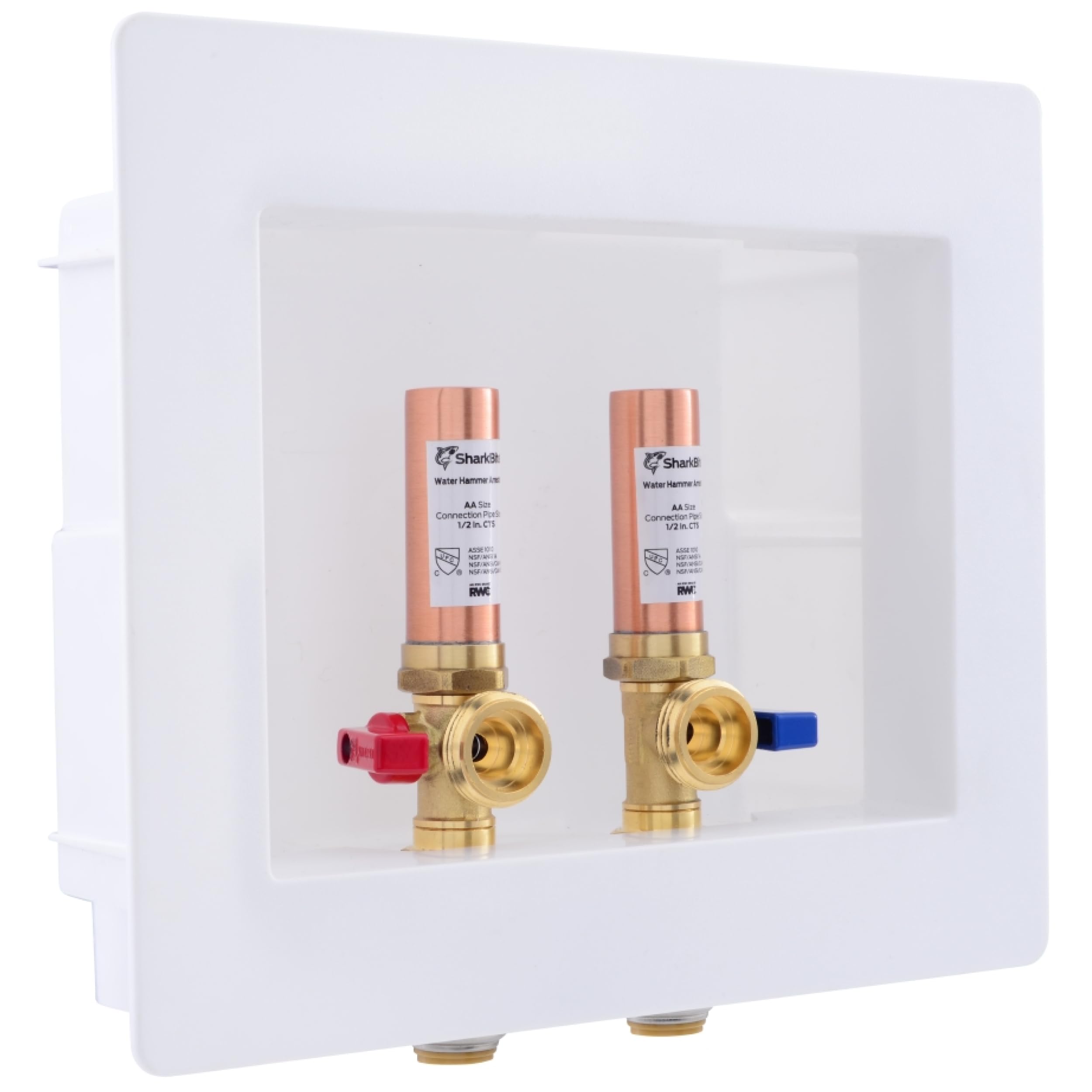 SharkBite 25031 Plumbing Accessory, Brass, with Water Hammer Arrestors