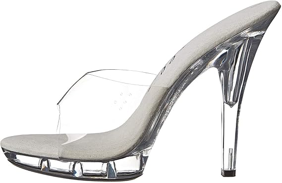 clear heels size 7