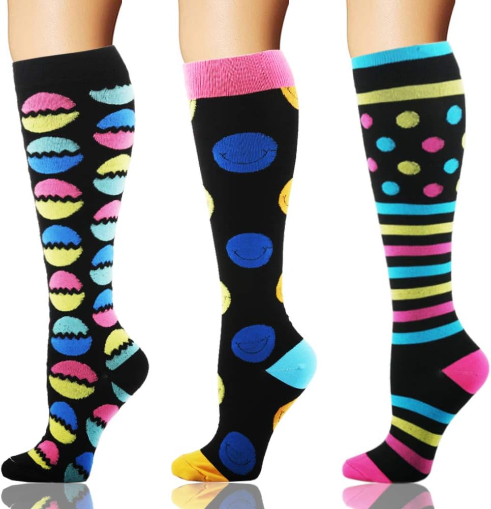 Compression Socks 20-30mmHg for Women & Men - Graduated Knee High Stockings Best for Running