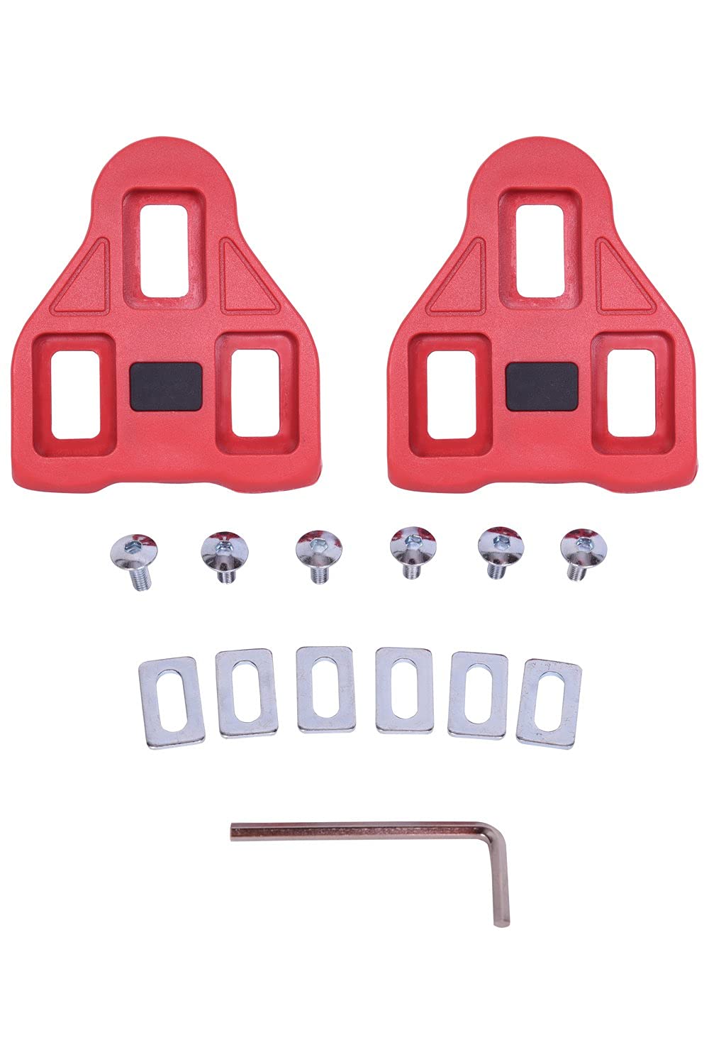 Sundried Bike Cleats 3 Bolt Cycle Cleats for Road Cycling Compatible with Look Classic Pedals 4 Degree of Float