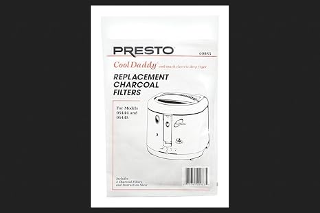 Amazon.com: Presto 3 filtros de repuesto para Cool Daddy ...