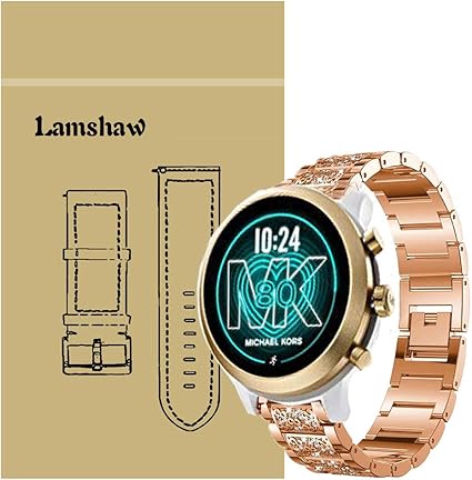 michael kors smartwatch gold with diamonds