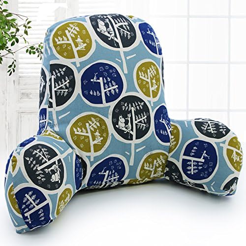 Wwang Bedrest Reading and TV Pillow With Arm Rests - Soft Plush Couch Support Bed Rests with Arms - Memory Shredded Foam Pad Pregnant Women -Lumbar, Lower Back. - by (The story of the forest)