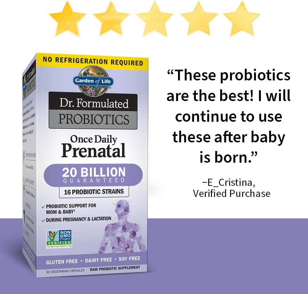 Once Daily Prenatal Probiotics 30 Vegetarian Capsules Amazon Co Uk Health Personal Care