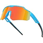 Ofwin Polarized Youth Sports Sunglasses for Boys Girls Kids Baseball Sunglasses Softball Cycling Running Age 5-15