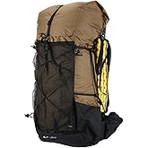 windhike 3F UL GEAR 56L Ultralight Hiking Backpack, Breathable Wear-Resistant, Tear-Resistant & Waterproof Backpack for Backpacking, Pack-Fix Trekking Poles & Moisture-proof Pads (Khaki)