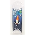 Beau Mac OSJ-SM-O Squid Jig Skinny Med Orange/Glow 7/8" Hk
