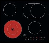 AEG Ceramic Hob HRX64360C 60 cm 4 Zones Touch Control Black view 1