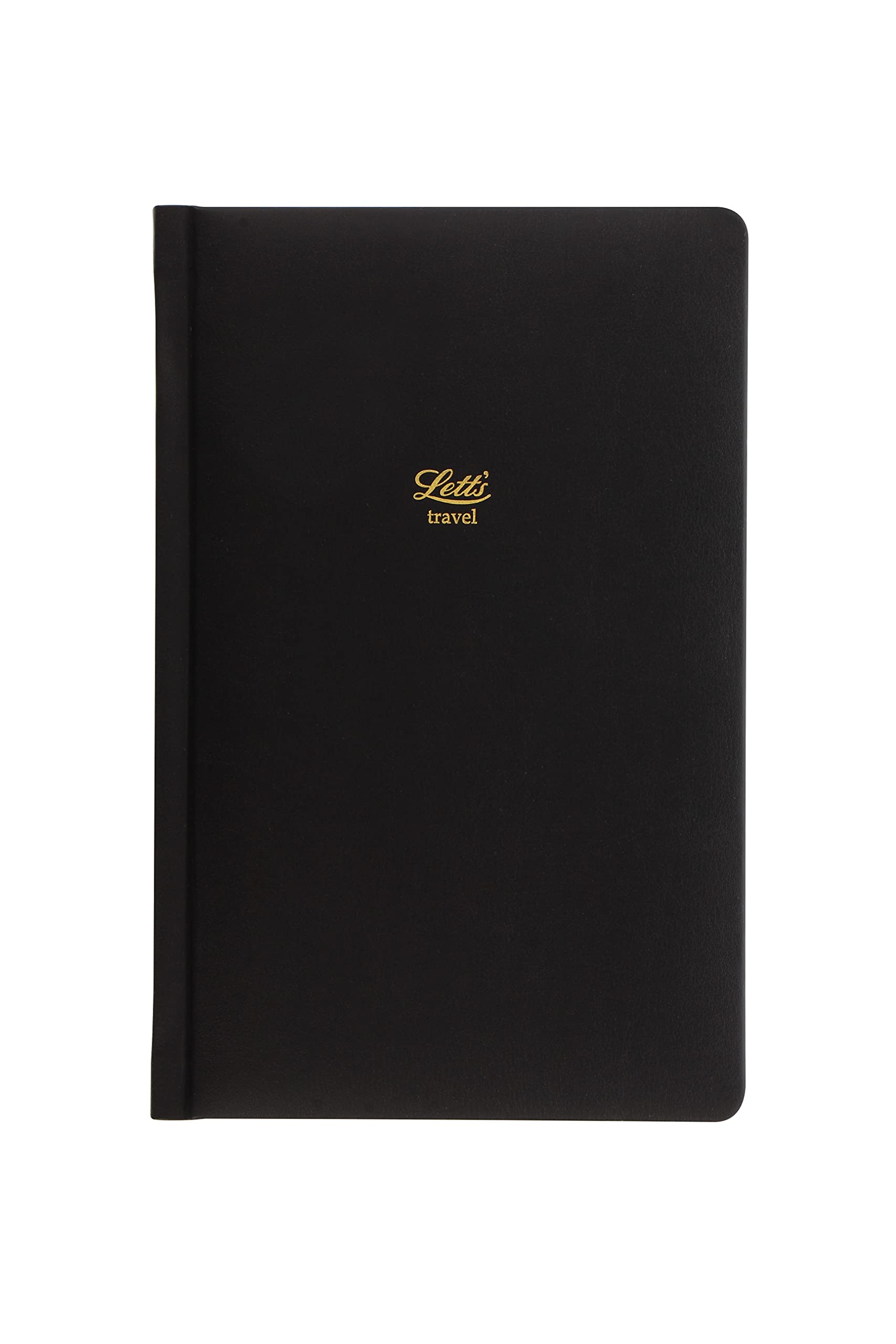 Letts Signature leather travel journal - black
