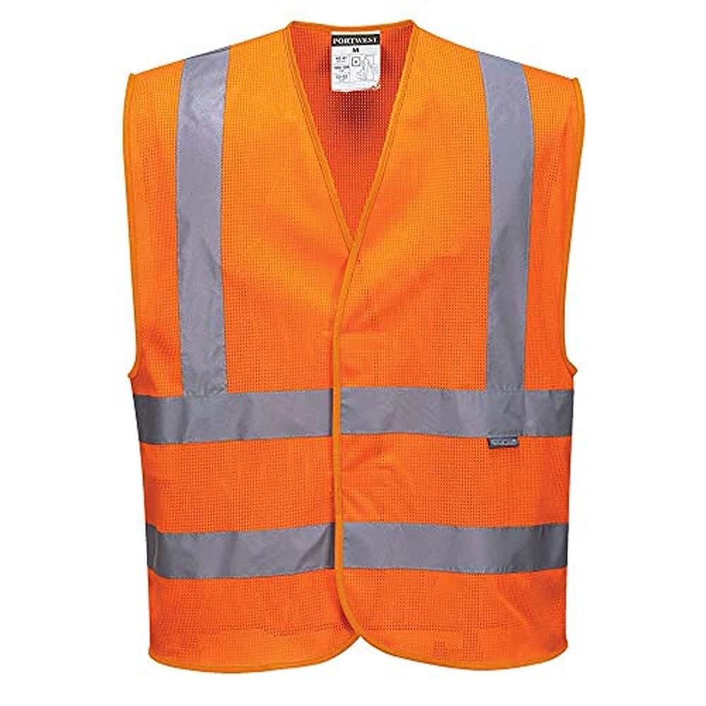 Portwest MeshAir Band & Brace Vest, Color: Orange, Size: S/M, C370ORRS/M