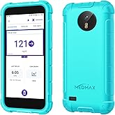 MEDMAX Silicone Case for Omnipod 5, | Lightweight Shockproof Anti Slip Protective Cover Soft Gel Skin with Dexcom G7 Cutout (Mint Green)