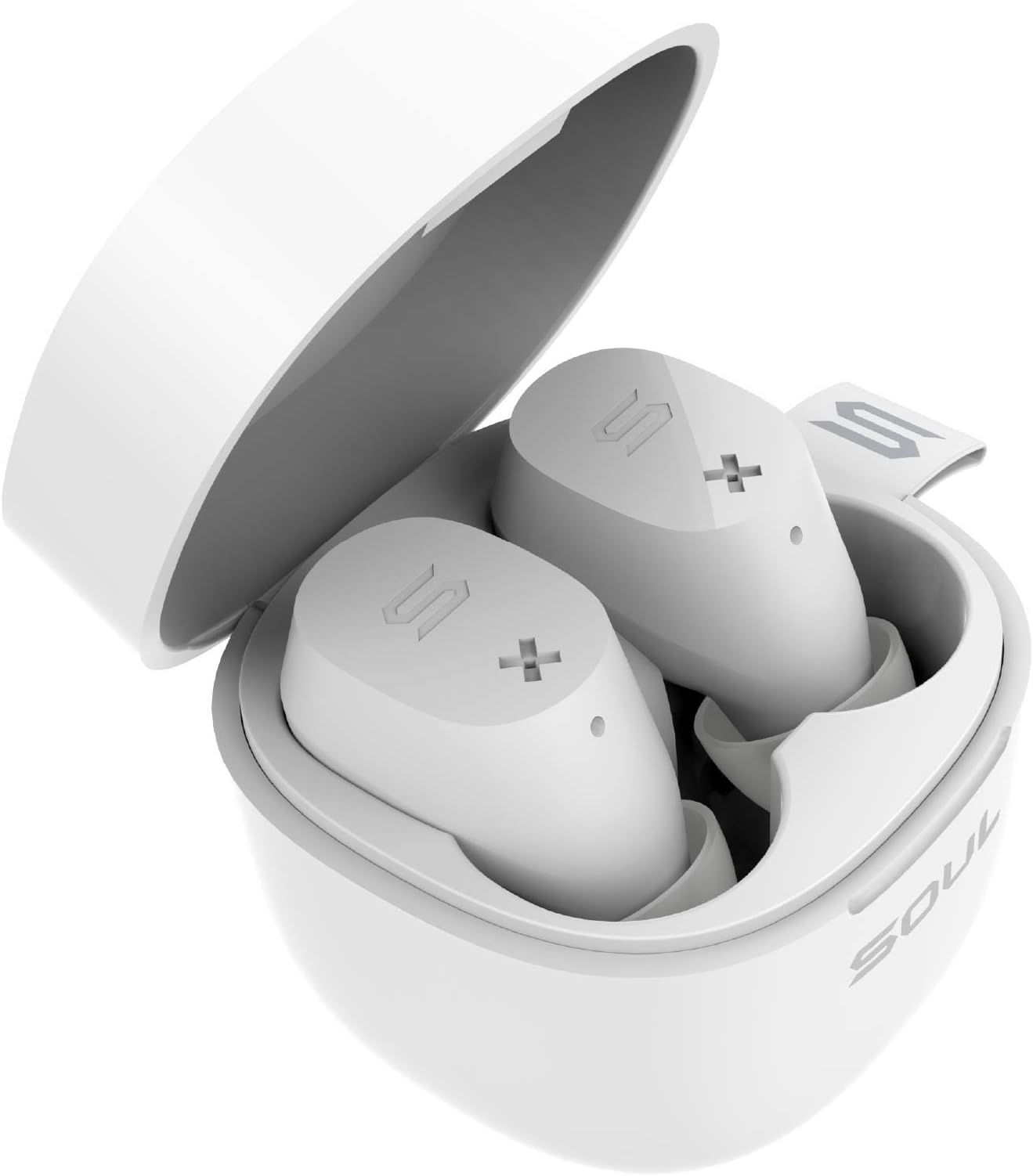 Soul Electronics ST-XX Superior High Performance True Wireless Earphone, Bluetooth 5.0 Earbuds IPX5 Waterproof Noise Cancelling Headphones Built-in Microphones for iPhone iPad Android Tablets Laptop