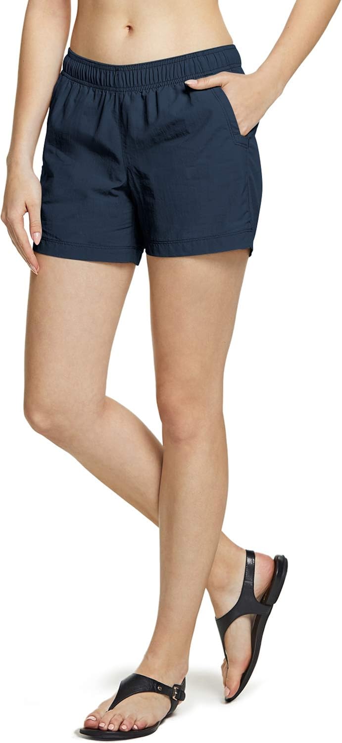 CQR Women's Hiking Shorts, Quick Dry Lightweight Travel Shorts, UPF 50+ UV/SPF Stretch Camping Shorts, Outdoor Apparel : Clothing