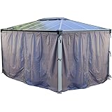 Aluminium pavillon mit doppelstegplatten Aluminium pavillon mit doppelstegplatten