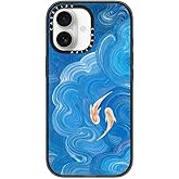 CASETiFY Impact iPhone 17 Case [Slim/Compatible with Magsafe / 8.2 ft. 4X Military Grade Drop Protection] - Two Little Koi - Clear Black