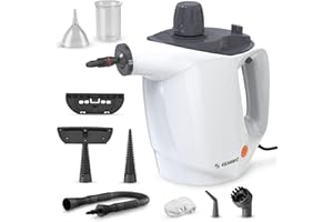Gearwiz Handheld Steam Cleaner – Multipurpose High-Pressure Steamer with 9-Piece Accessory Set – Powerful Cleaning for Home, Kitchen, Car, and Upholstery – Chemical-Free Surface Cleaner