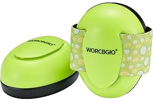 WORCBGIO Infant Ear Protection Noise Cancelling Baby Ear Muffs, Toddler Hearing Protection with Adjustable Elastic Headband