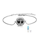 ONEFINITY Tree of Life Urn Bracelet for Ashes 925