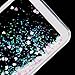 Galaxy S6 Case, Liujie Cute Funny Glitter Quicksand Dynamic Transparent 3D Flowing Star Hard PC Protection Phone Case for Samsung Galaxy S6 (pink+blue heart)