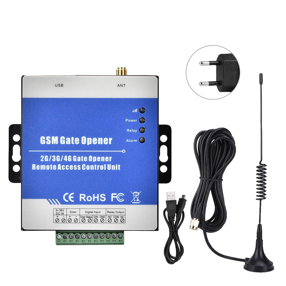 Taidda Garage Door Access Controller, RTU5025 Wireless Remote GSM Gate Opener Operator Garage Door Access Controller(1#)