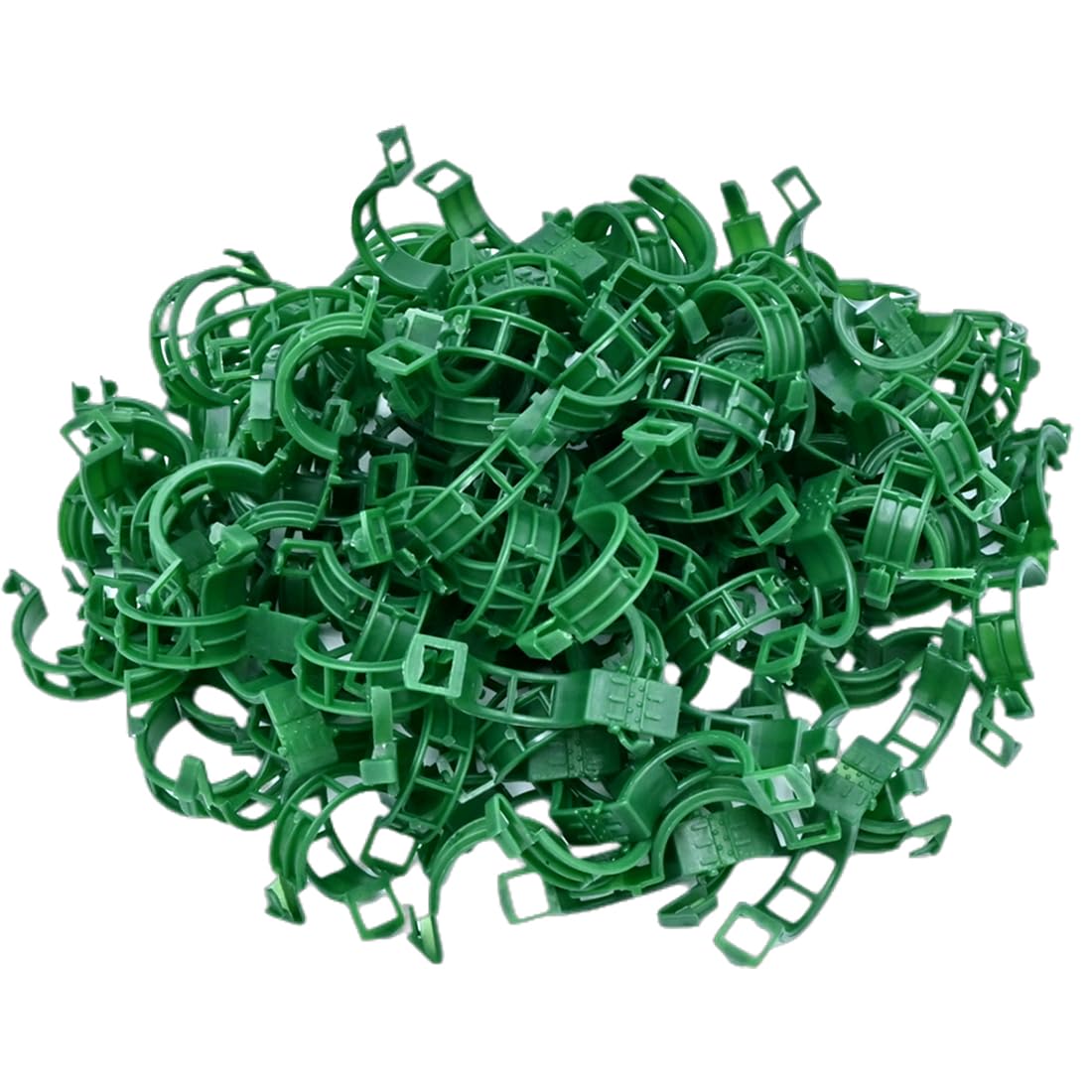 LICQIC 100 Pcs Green Plant Holder Clips, Tomato Clips are Suitable for Tomatoes, Cucumbers, Peas, Grapevines and Other Vine Plants