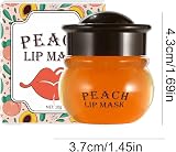 Anulely Honey Peach Lip Mask Balm for Dry Lips Overnight Plumper Moisturiser view 4