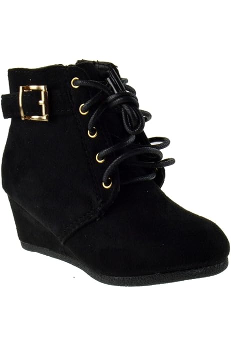 little girl wedge boots