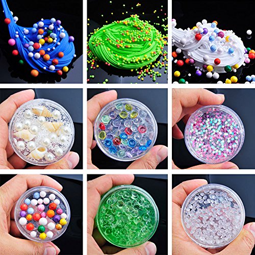 image for Ordenado 55 Pack Foam Beads For Slime-Slime Supplies Kit Include Floam