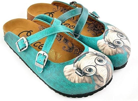 teal clogs