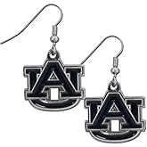 NCAA Siskiyou Sports Womens Auburn Tigers Chrome Dangle Earrings One Size Team Colors