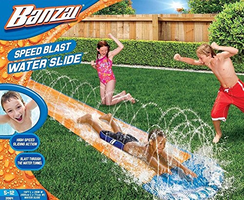 Spring & Summer Toys Banzai 16ft-Long Speed Blast Water Slide