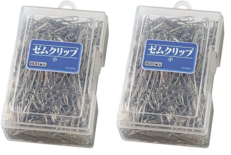 ライオン事務器 ゼムクリップ 23mm 小 800本入り CS-M06 (× 2) の商品画像