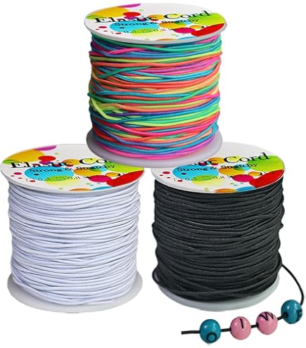 Pepperell Creative Beading Cords, 45-Inch, Assorted Colors, 12 Per P