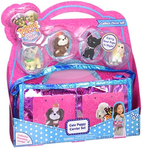 Puppy In My Pocket Just Play 8 Cute Puppy Carrier Set