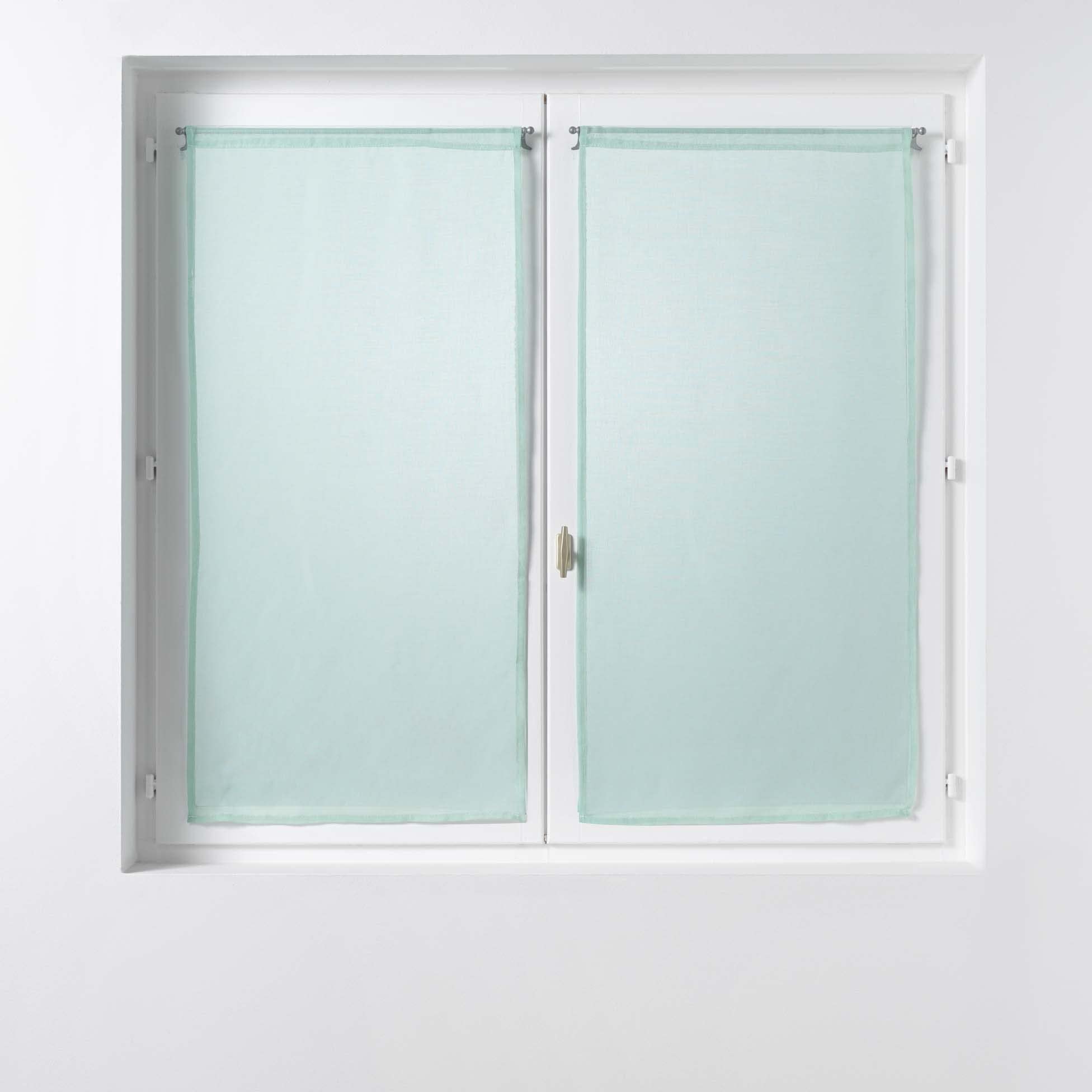 Douceur d'Intérieur, Mint Eyelet Curtain 2 x 60 x 90 cm — image 1