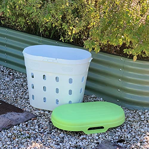 Vego Garden InGround Worm Composter Outdoor Farm Compost Bin 8 Gallons