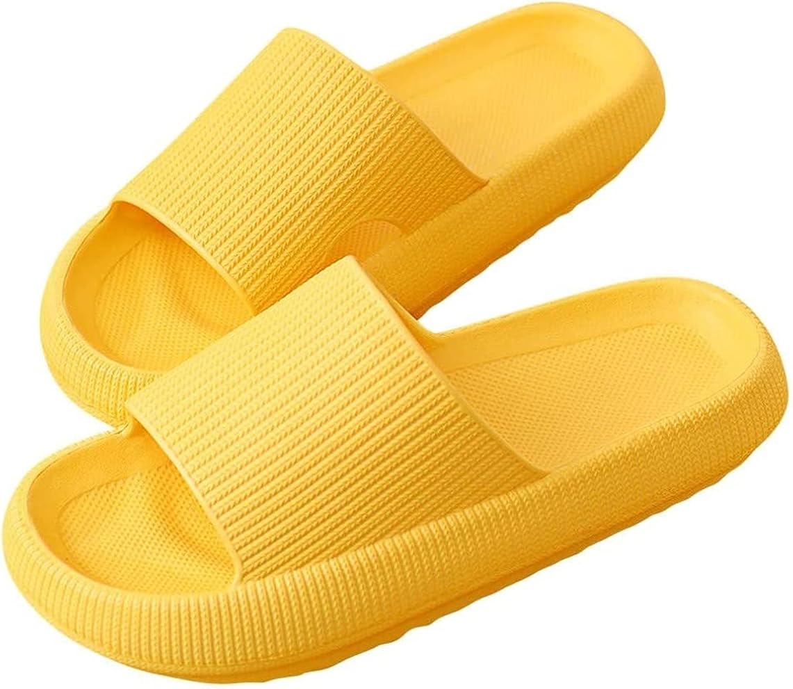 KJGF Women's Bathroom Slippers EVA Thick Sole Non-Slip Slippers Women's ...