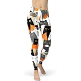 Cute Cat Yoga Leggings for Women High 