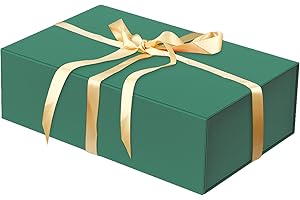 HAVREPAC Luxury Large Gift Box 13.8"x9"x4.3" Storage Box Ribbon Magnetic Closure for Luxury Packaging Box for Mother's Day, Birthdays, Bridal Gifts,Weddings
