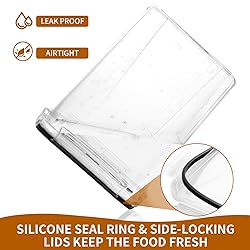 HKJ Chef 4 Pack Large Airtight Food Storage