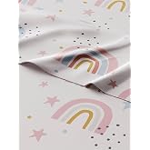 Kids Twin Rainbow Sparkles Bed Sheets - 3 Piece Rainbow Sparkles Sheet Set | Rainbow Sparkles Themed Bedding, Ultra-Soft, Cute &amp; Cozy, Breathable &amp; Machine Washable, Bed Set for Boys, Girls &amp; Teens