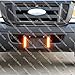 SolarBlast 6W AMBER LED Flashing Strobe Light Head [32 Flash Mode] [TIR] [Multi Units Sync-able] [Surface-Mount] Amber Yellow Grille Police Lights for Emergency Vehicles Truck Volunteer Firefighters